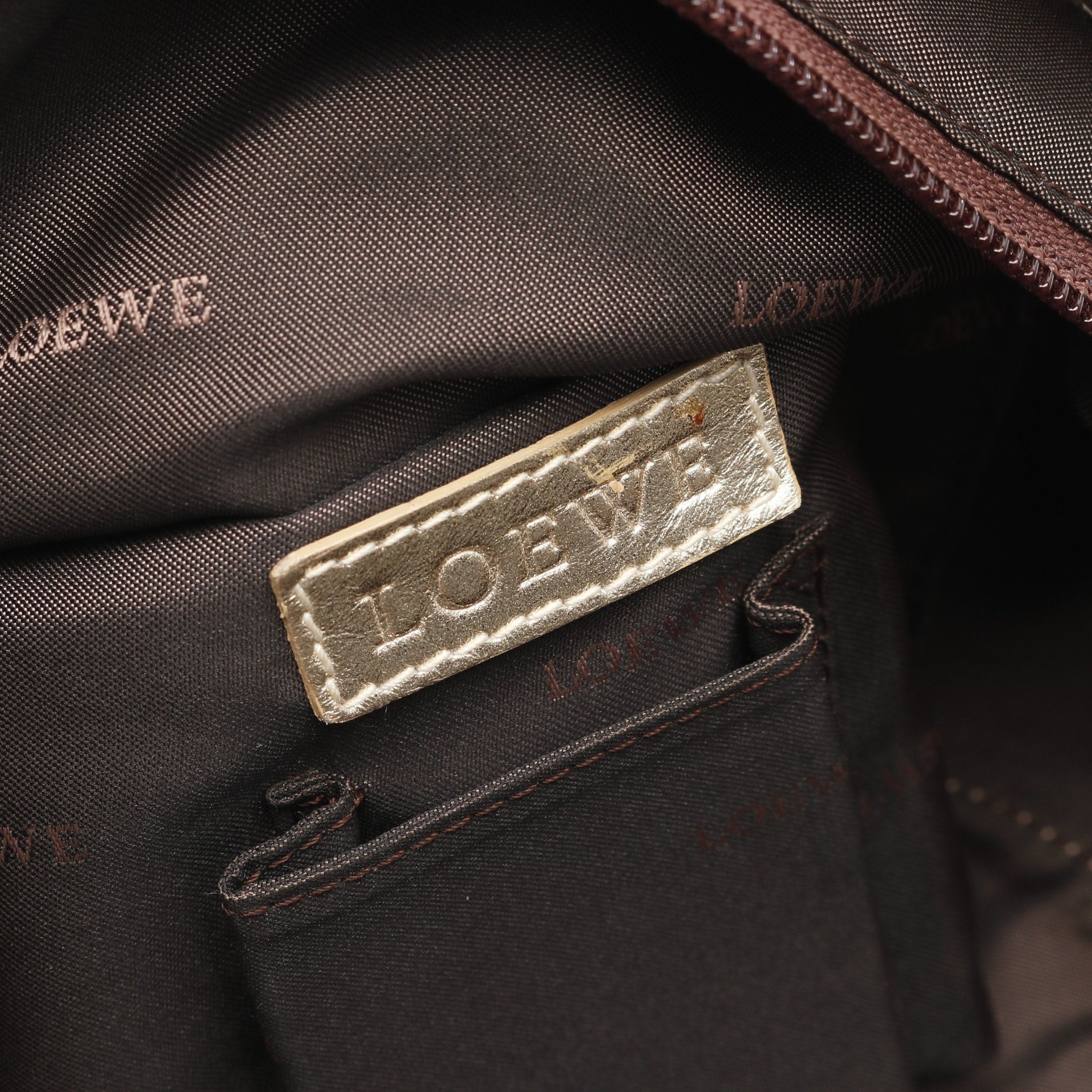 Loewe Loewe Nappa Aire Handbag Leather Gold Size ONE SIZE - 4 Thumbnail