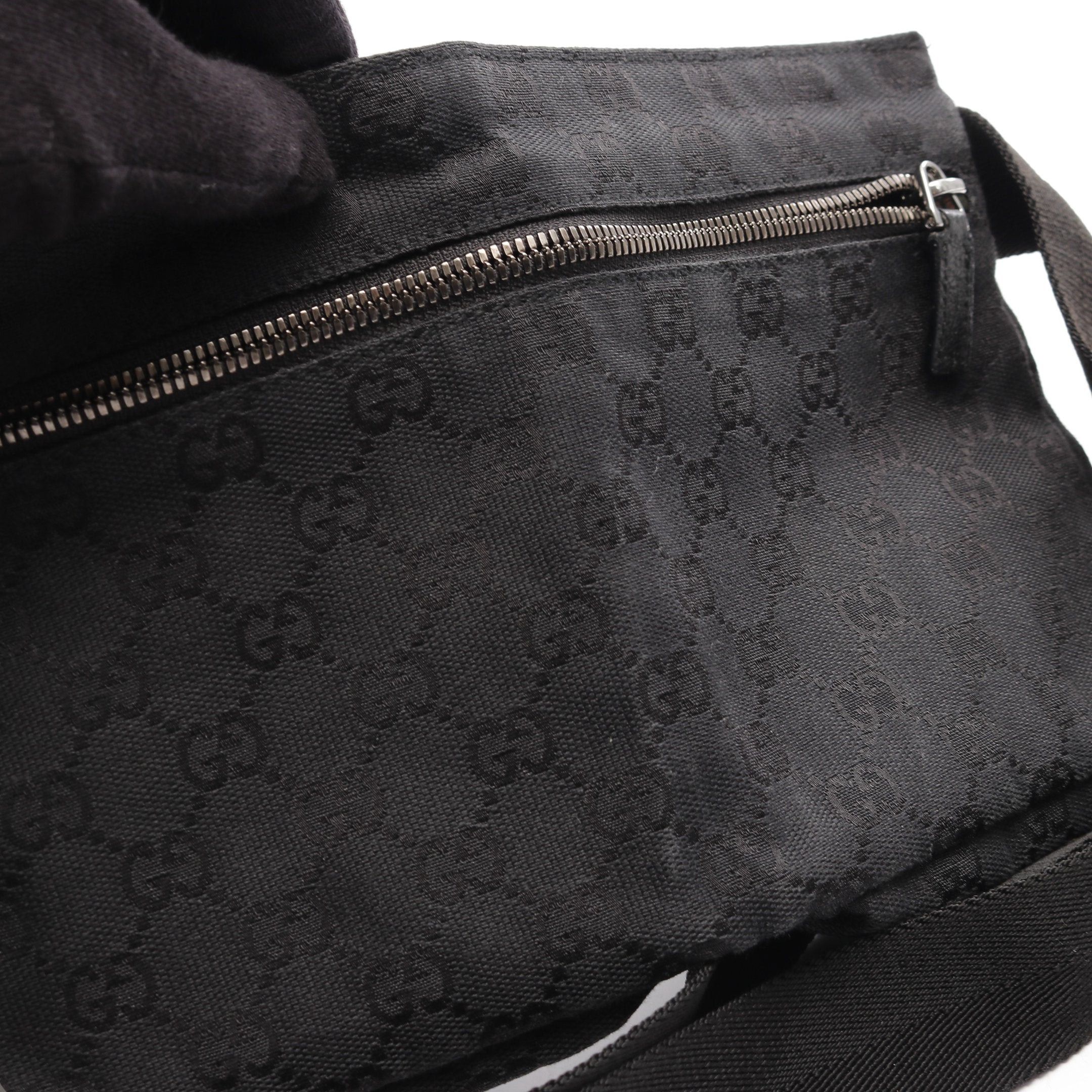 Gucci Gucci Body Bag Waist Canvas Leather Black Size ONE SIZE - 7 Thumbnail
