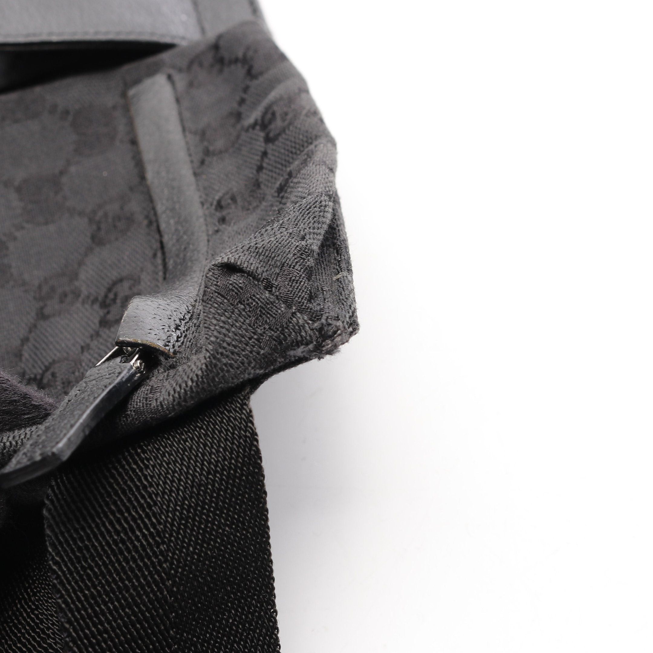 Gucci Gucci Body Bag Waist Canvas Leather Black Size ONE SIZE - 9 Thumbnail