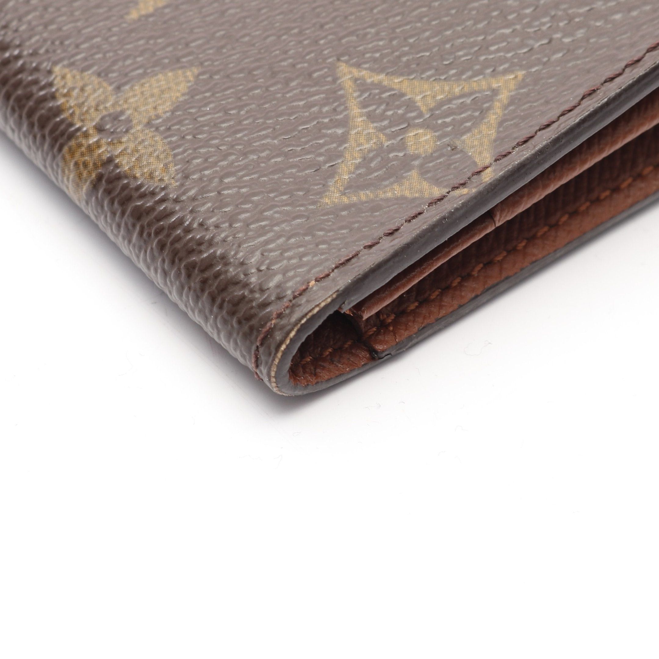 Louis Vuitton Louis Vuitton Portefeuille Carte De Credit Circle Monogram Bi-Fold Long Wallet Leather Brown Size ONE SIZE - 8 Thumbnail