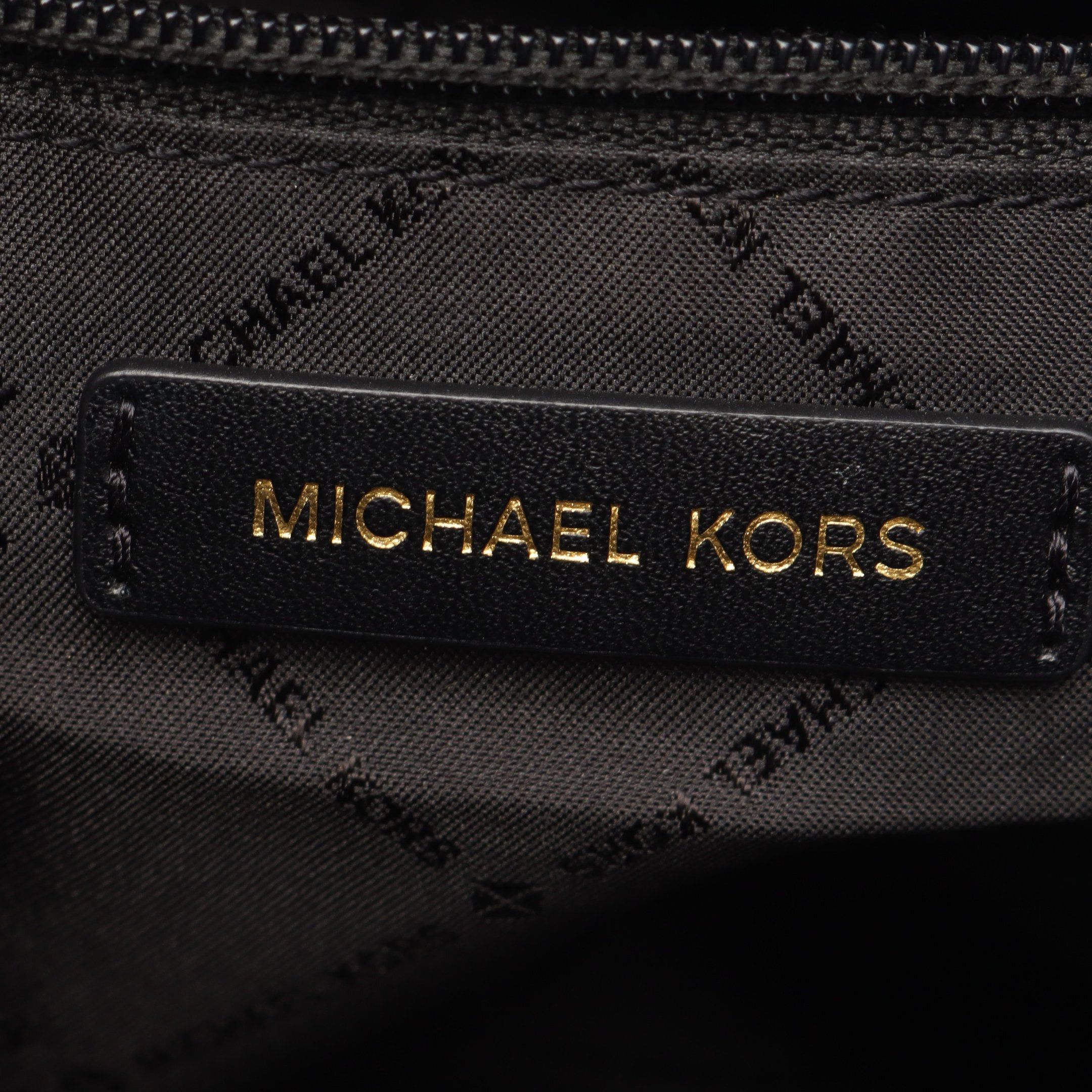 Michael Kors Michael Kors Handbag Tote Bag Canvas Leather Beige Black Logo Jacquard Size ONE SIZE - 4 Thumbnail