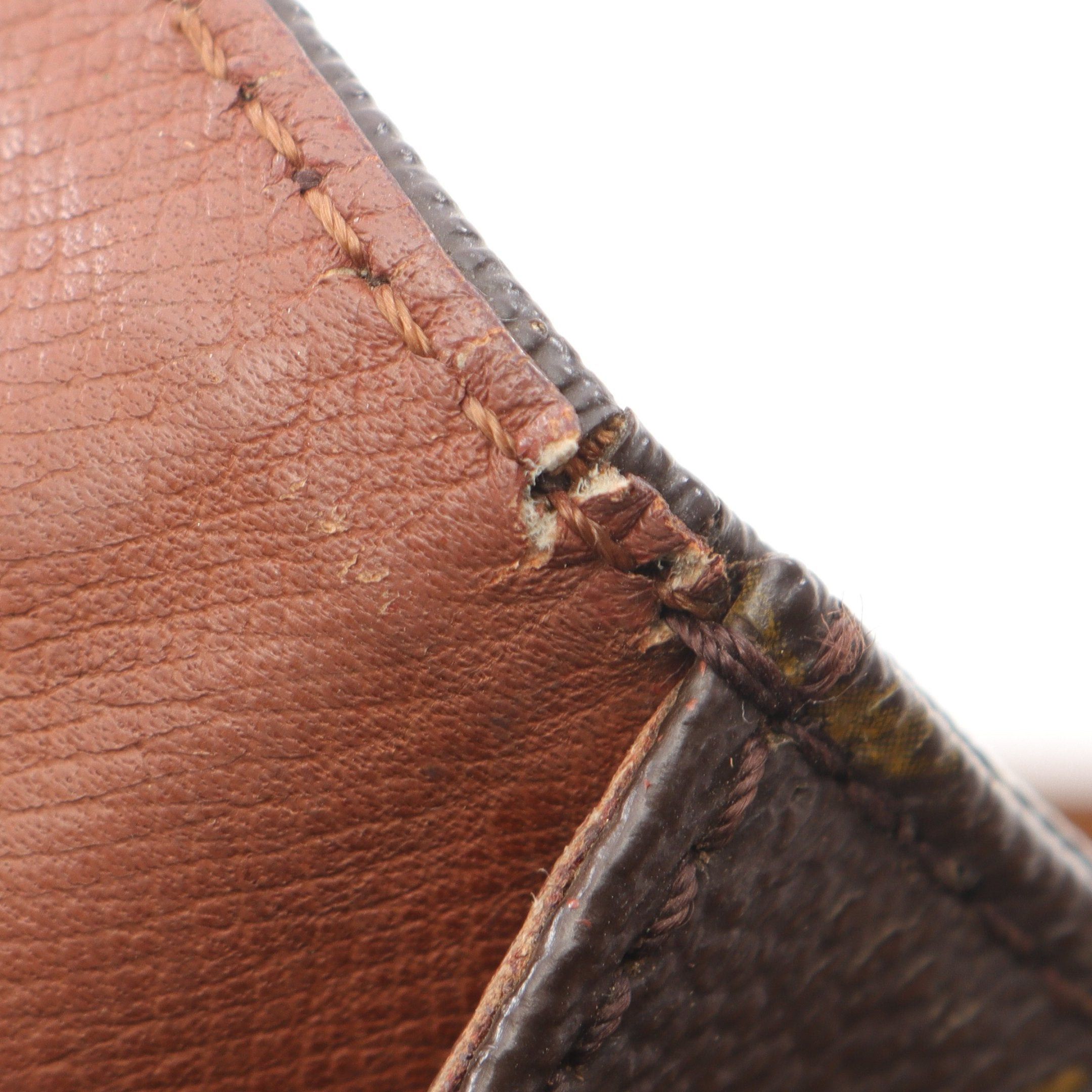 Louis Vuitton Louis Vuitton Cartesier Mm Monogram Shoulder Bag Leather Brown Size ONE SIZE - 8 Thumbnail