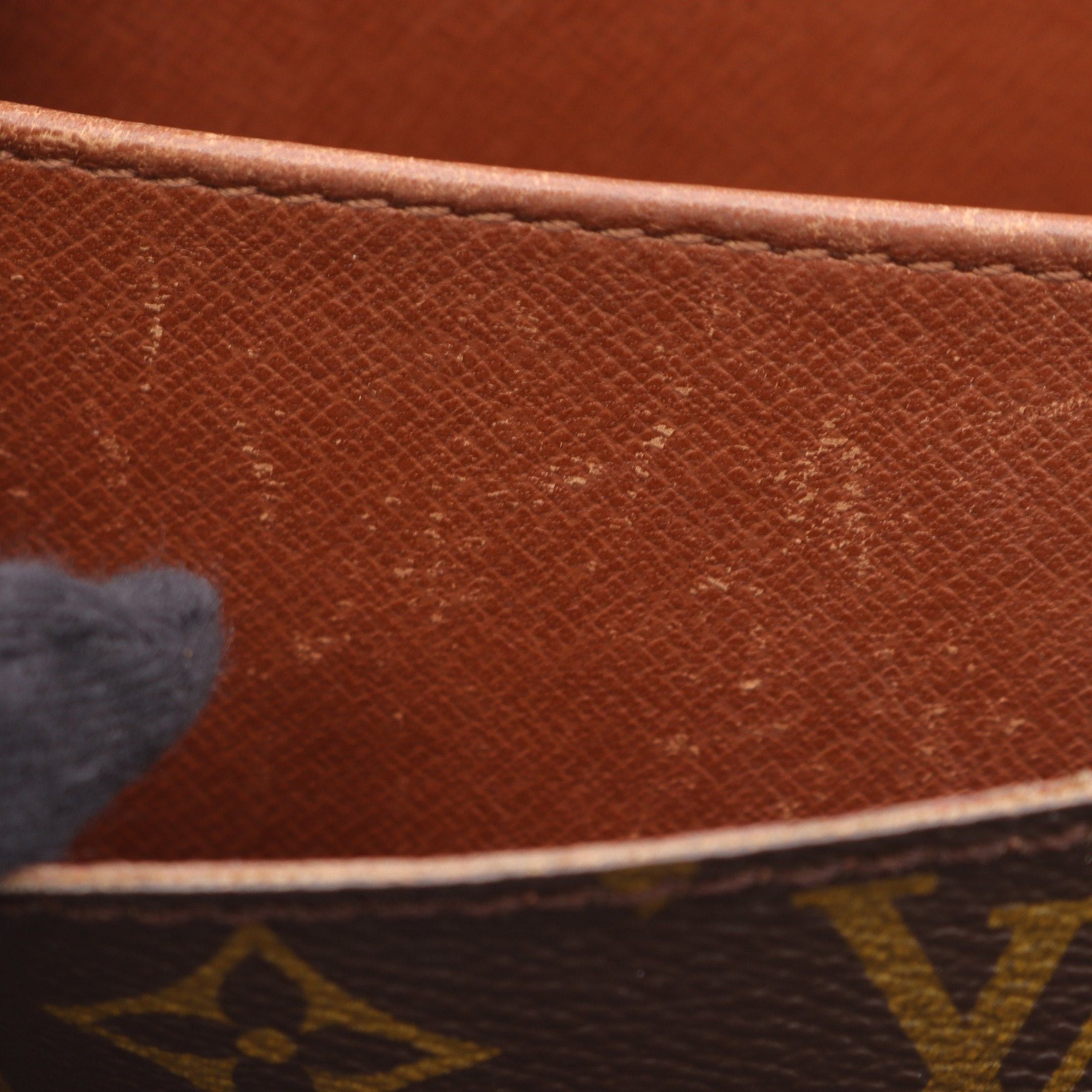Louis Vuitton Louis Vuitton Cartesier Mm Monogram Shoulder Bag Leather Brown Size ONE SIZE - 9 Thumbnail