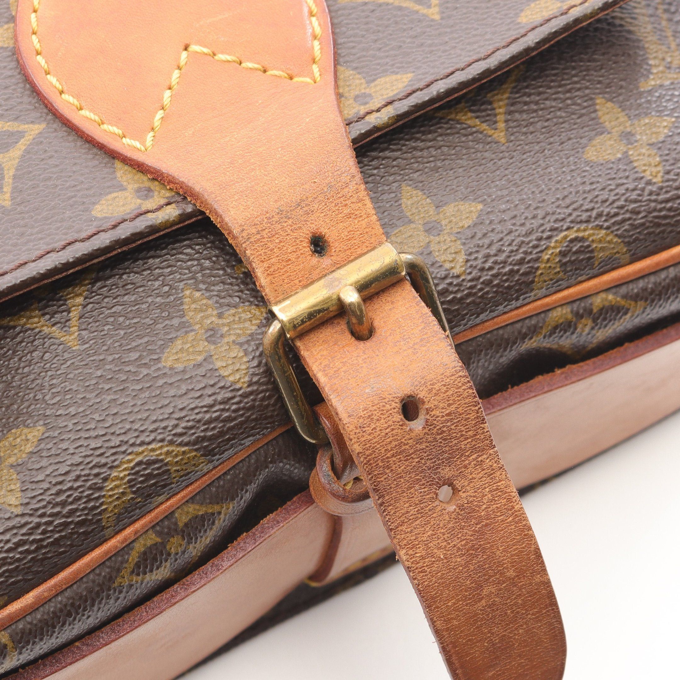 Louis Vuitton Louis Vuitton Cartesier Mm Monogram Shoulder Bag Leather Brown Size ONE SIZE - 10 Thumbnail