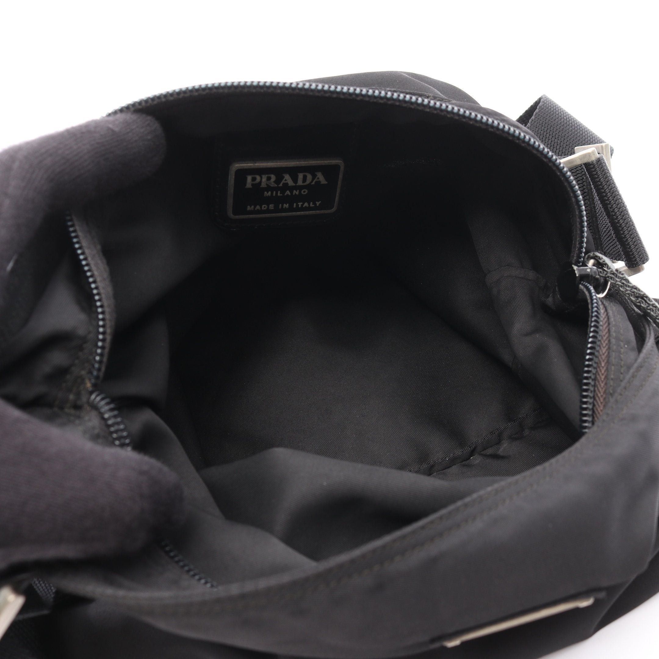 Prada Prada Re-Nylon Shoulder Bag Nylon Black Size ONE SIZE - 3 Thumbnail
