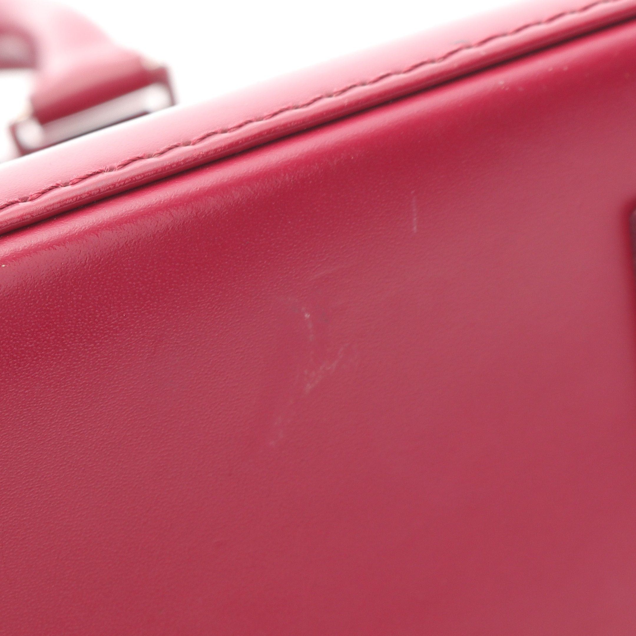 Louis Vuitton Louis Vuitton Alma Bb Epi Fuchsia Handbag Leather Pink Purple Size ONE SIZE - 11 Thumbnail