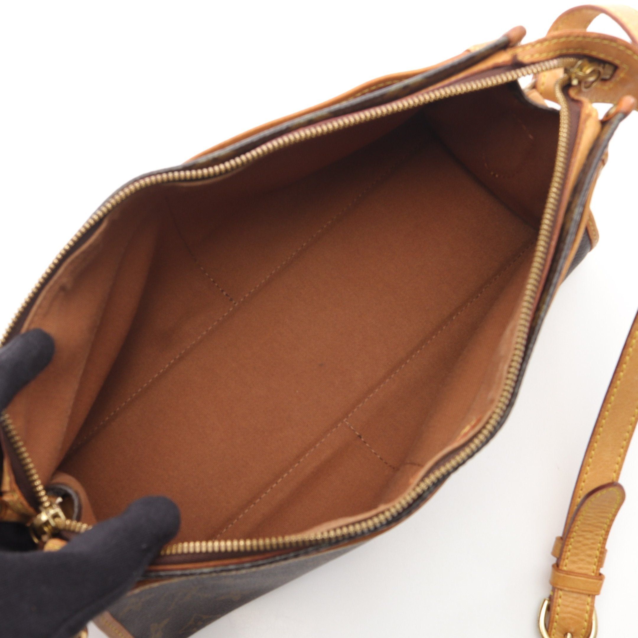 Louis Vuitton Louis Vuitton Popincourt Ron Monogram Shoulder Bag Leather Brown Size ONE SIZE - 3 Thumbnail