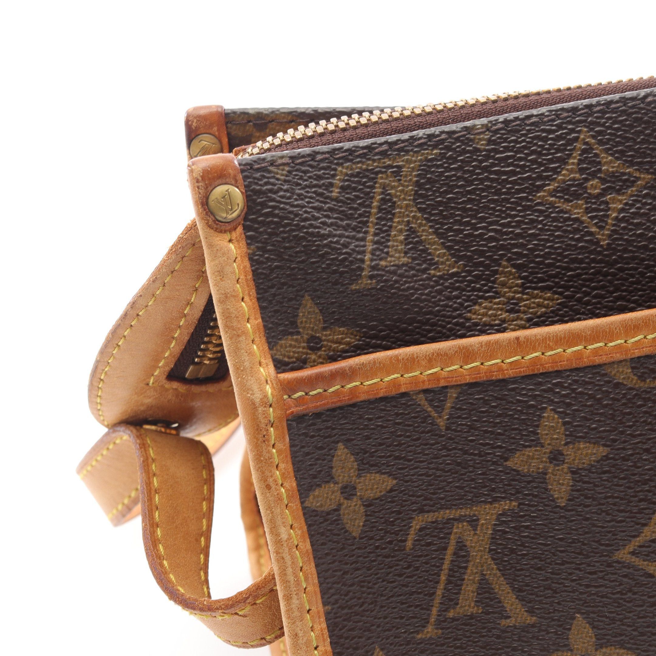 Louis Vuitton Louis Vuitton Popincourt Ron Monogram Shoulder Bag Leather Brown Size ONE SIZE - 13 Thumbnail