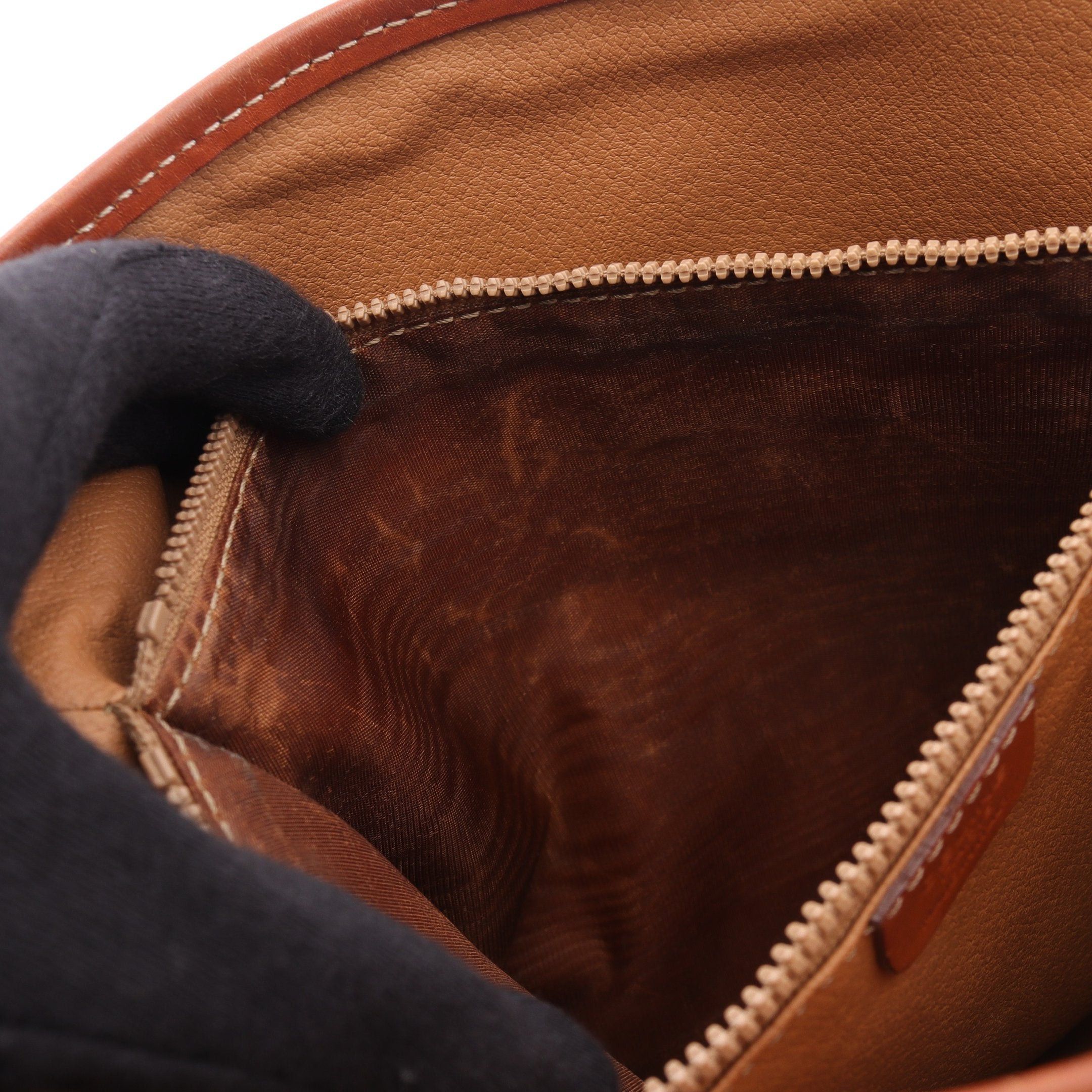 Celine Celine Macadam Handbag Tote Bag Leather Brown Dark Size ONE SIZE - 5 Thumbnail