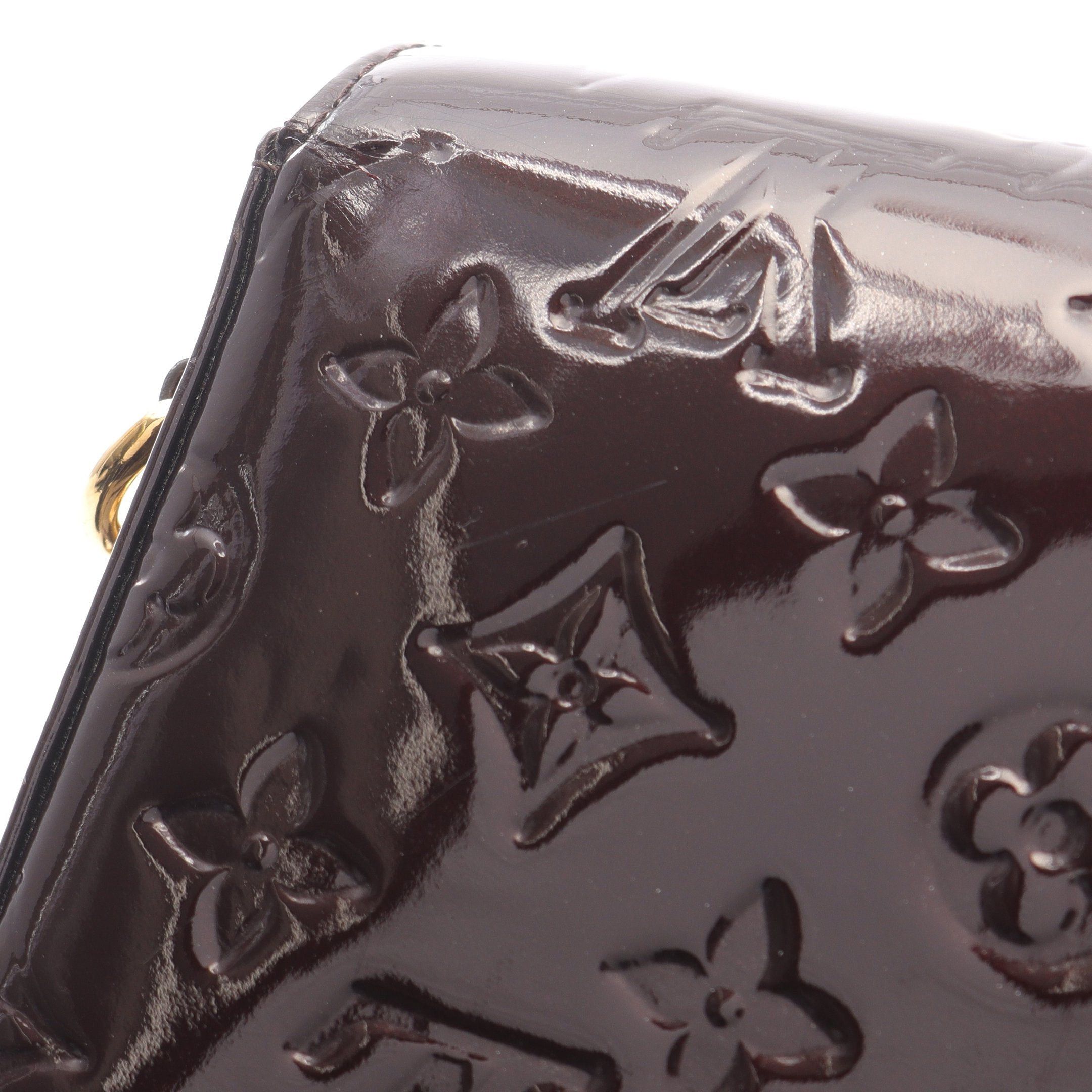 Louis Vuitton Louis Vuitton Rodeo Drive Monogram Vernis Amarante Chain Shoulder Bag Leather Bordeaux Size ONE SIZE - 10 Thumbnail