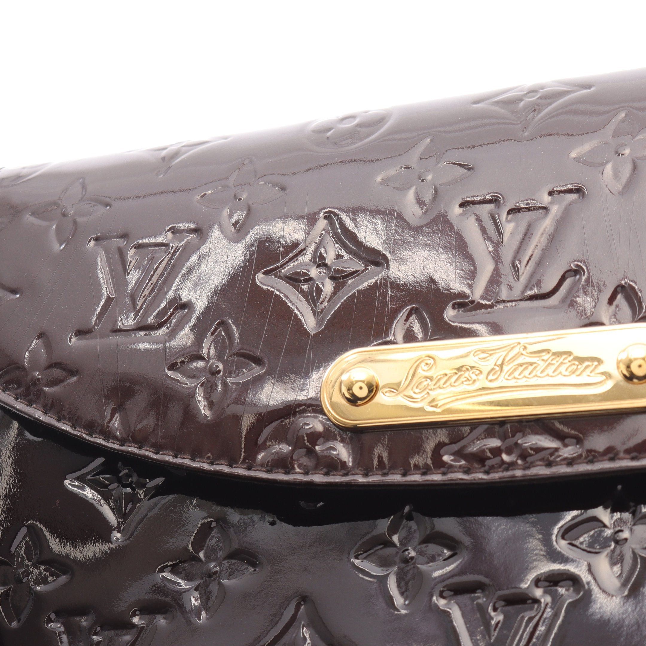 Louis Vuitton Louis Vuitton Rodeo Drive Monogram Vernis Amarante Chain Shoulder Bag Leather Bordeaux Size ONE SIZE - 6 Thumbnail