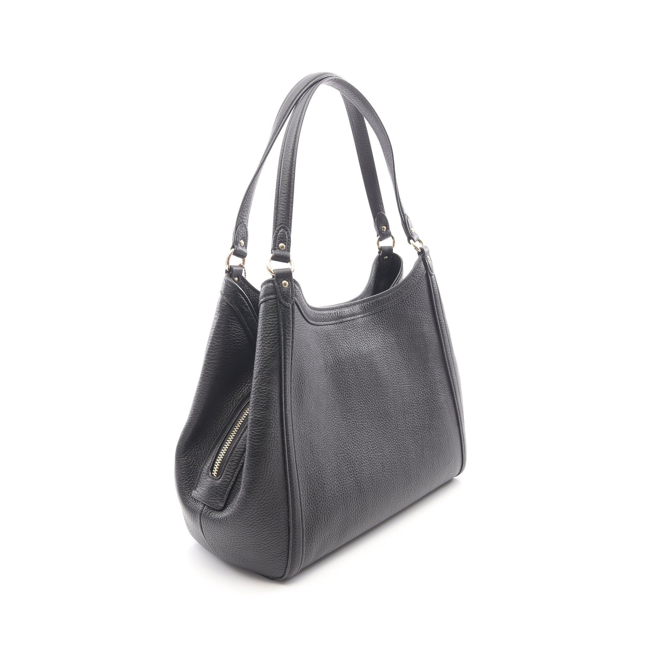 Coach Coach Christie Shoulder Bag Leather Black Size ONE SIZE - 2 Thumbnail