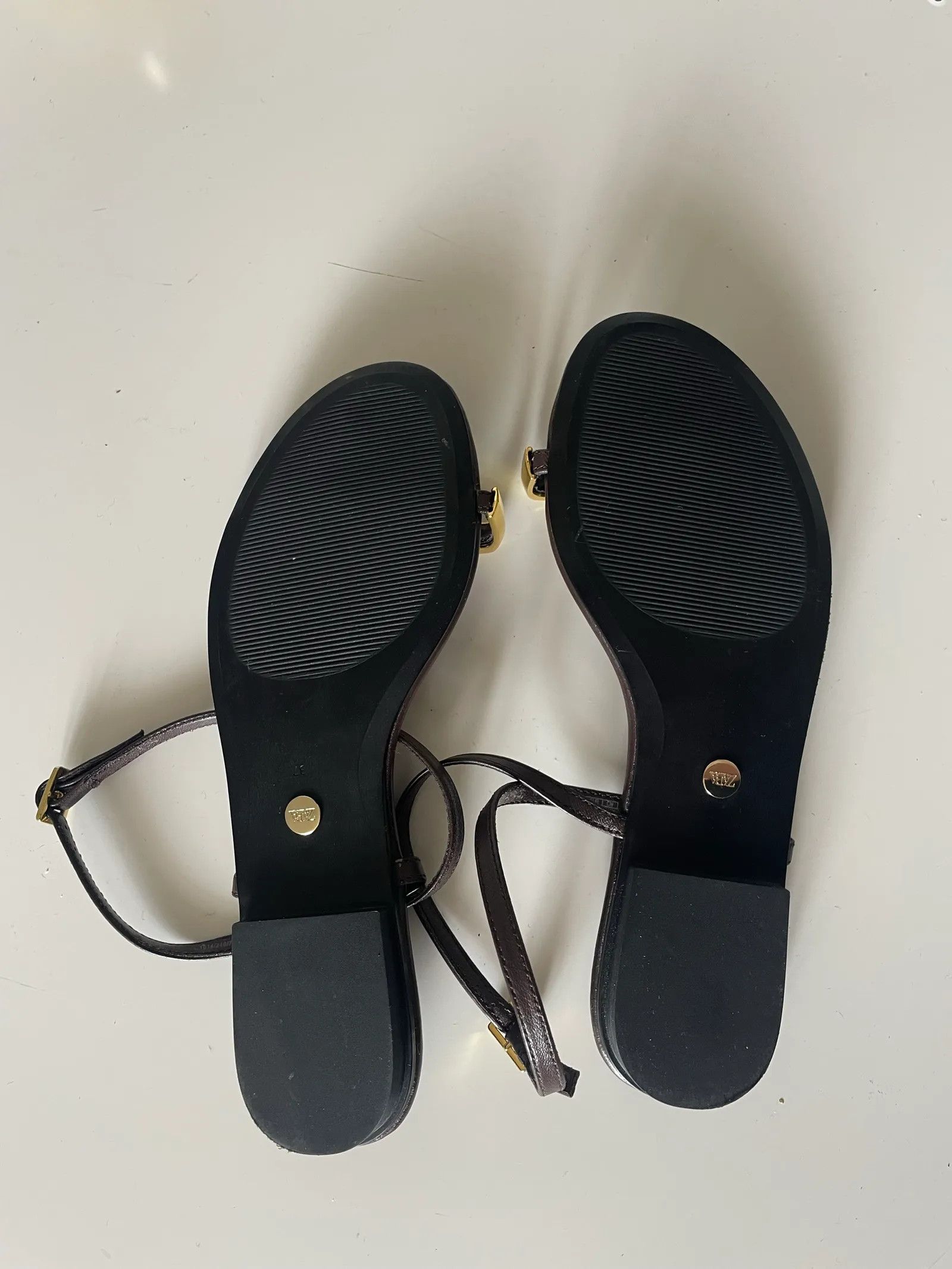 Zara Zara Sandals Size US 7 / IT 37 - 4 Thumbnail