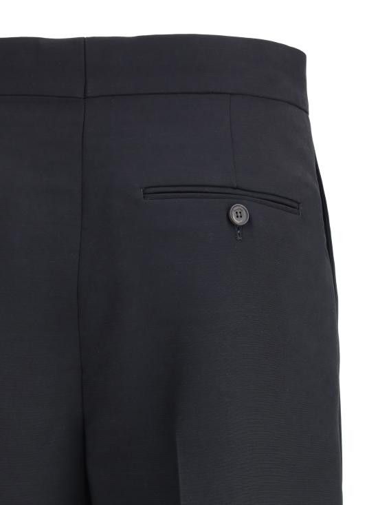 Salvatore Ferragamo SALVATORE FERRAGAMO Women Straight Pants 786955 009 BLACK Size 27" / US 4 / IT 40 - 3 Thumbnail