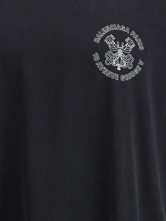 Balenciaga BALENCIAGA Men T-Shirts 787349TRVU5 9374 BLACK Size US M / EU 48-50 / 2 - 3 Thumbnail