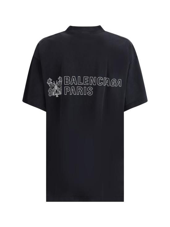 Balenciaga BALENCIAGA Men T-Shirts 787349TRVU5 9374 BLACK