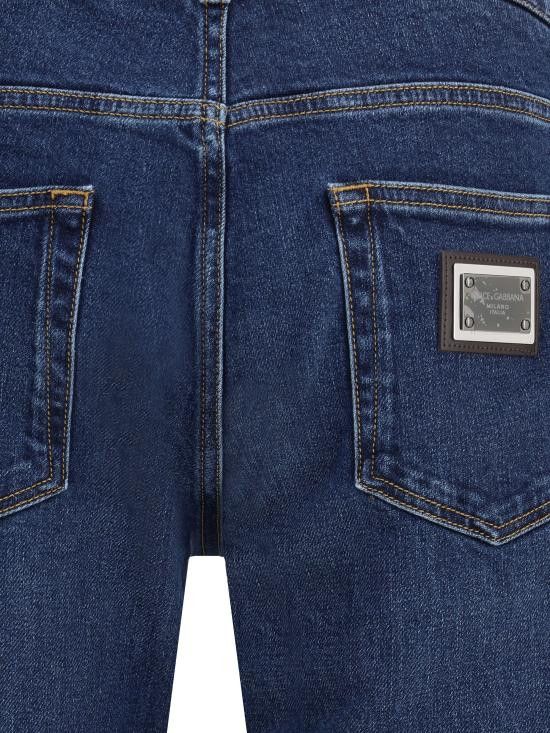 Dolce & Gabbana DOLCE & GABBANA Men Denim Pants GY07CDG8NI7 S9001 BLUE Size US 44 / EU 60 - 4 Thumbnail