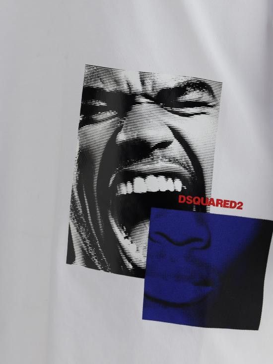 Dsquared2 DSQUARED2 Men T-Shirts S71GD1537D20020 100 WHITE Size US S / EU 44-46 / 1 - 3 Thumbnail