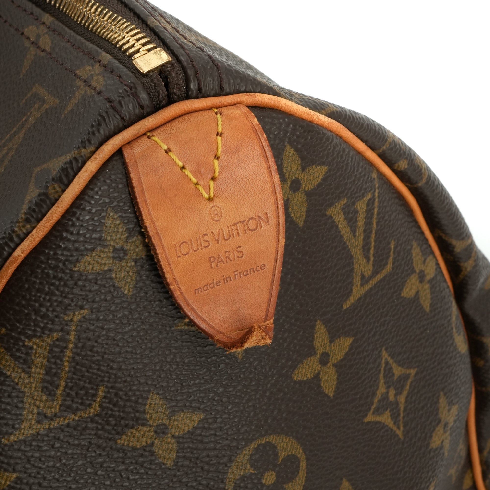 Louis Vuitton LOUIS VUITTON - Louis Vuitton Speedy 40 handbag in vintage monogrammed canvas Size ONE SIZE - 6 Thumbnail