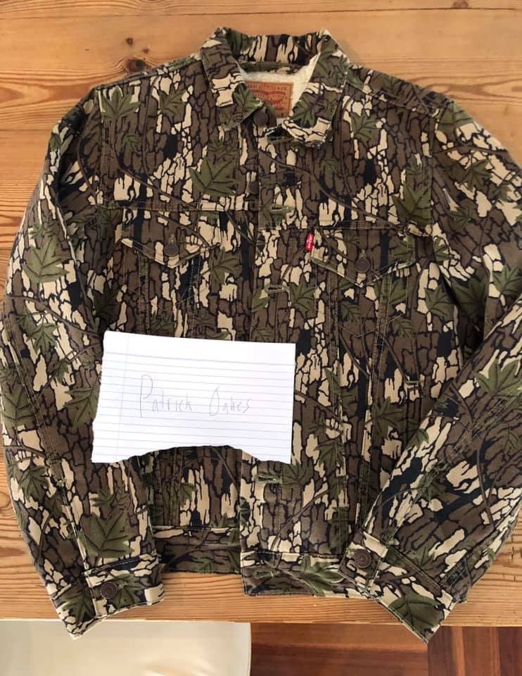 Supreme Supreme X Levi's Denim Camo Trucker Jacket | Grailed