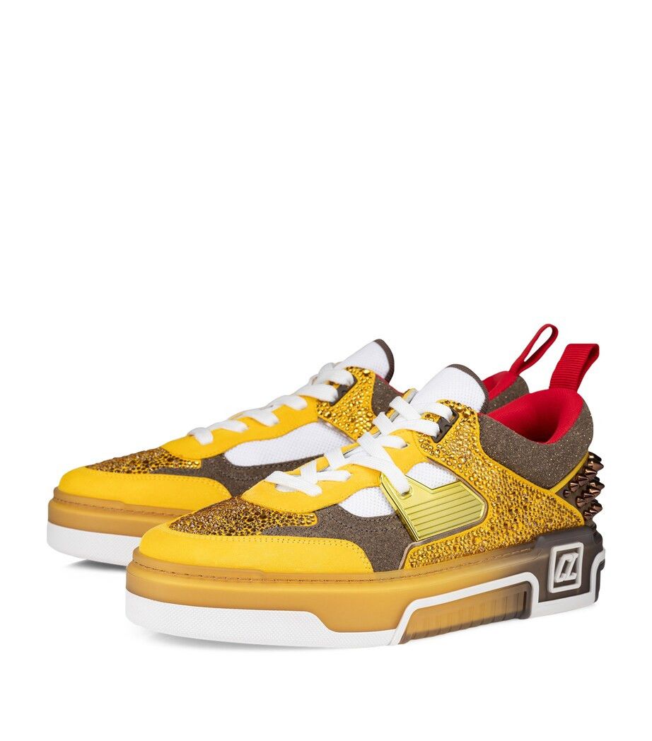 Christian Louboutin astroloubi strass yellow/brown Size US 9 / EU 42 - 3 Thumbnail