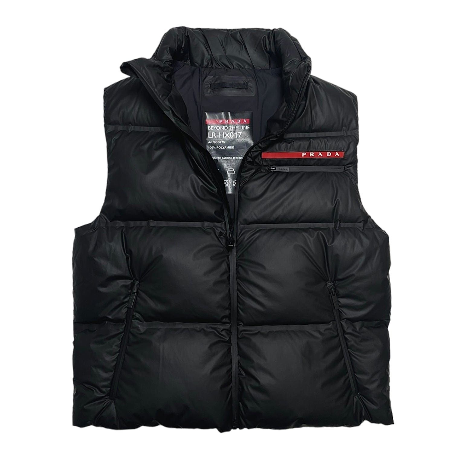 Prada Light Nylon Down Vest Black | Grailed