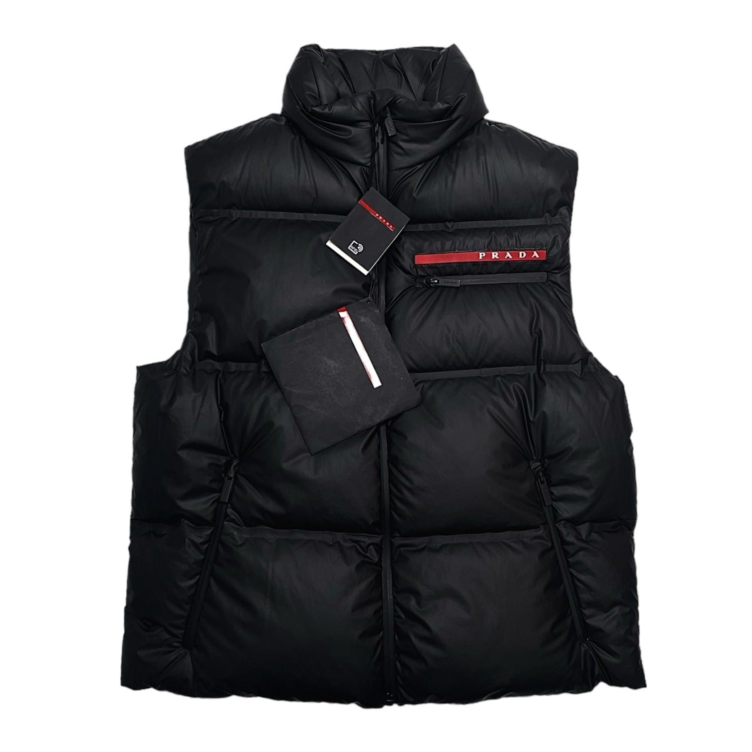 Prada Prada Black Light Nylon Down Vest | Grailed