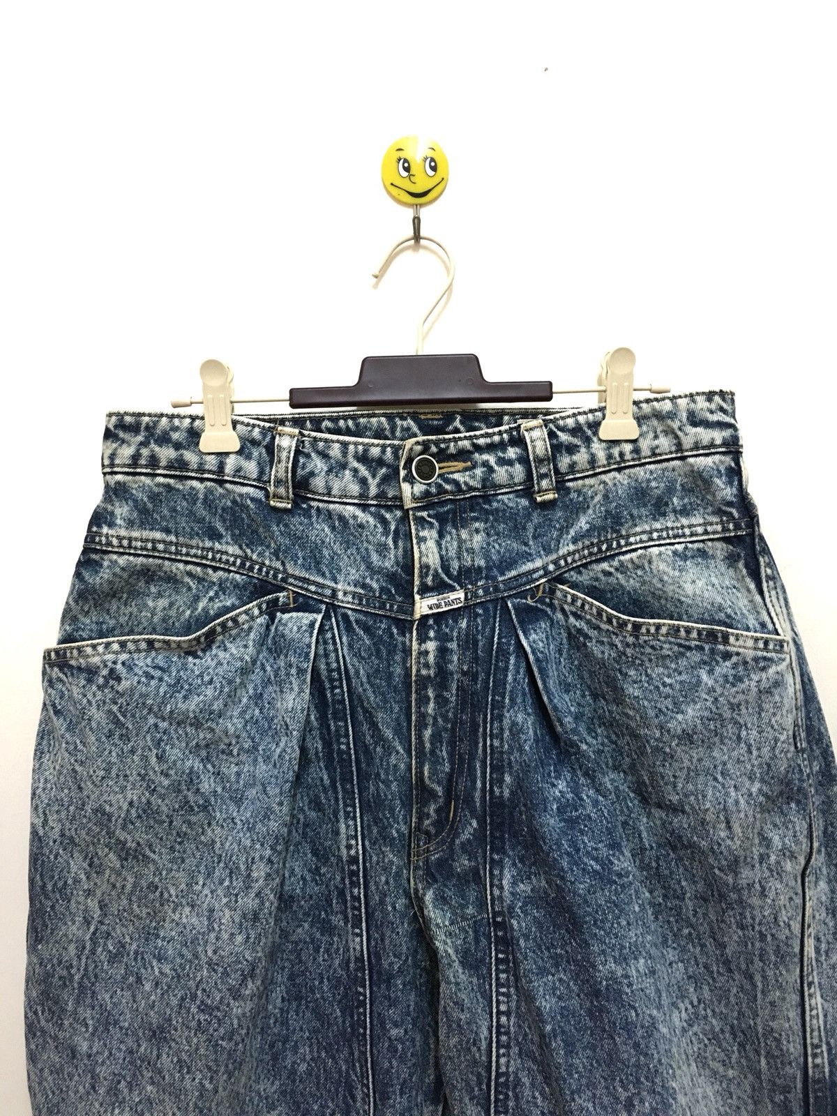 Vintage Vintage Bobson Ultra Wide Denim Jeans Acid Wash Style Skinny Size US 30 / EU 46 - 3 Thumbnail