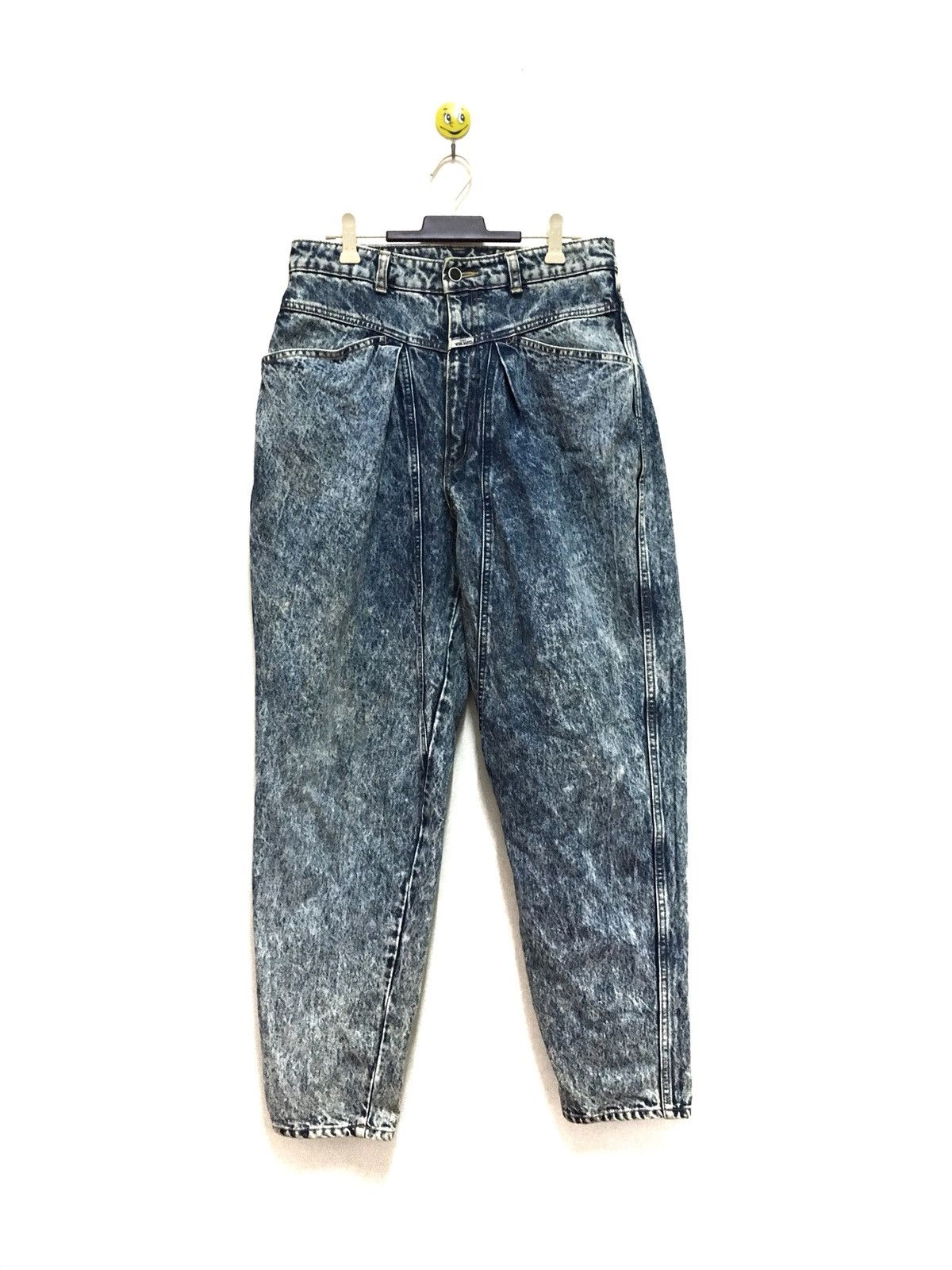 Vintage Vintage Bobson Ultra Wide Denim Jeans Acid Wash Style Skinny Size US 30 / EU 46 - 1 Thumbnail