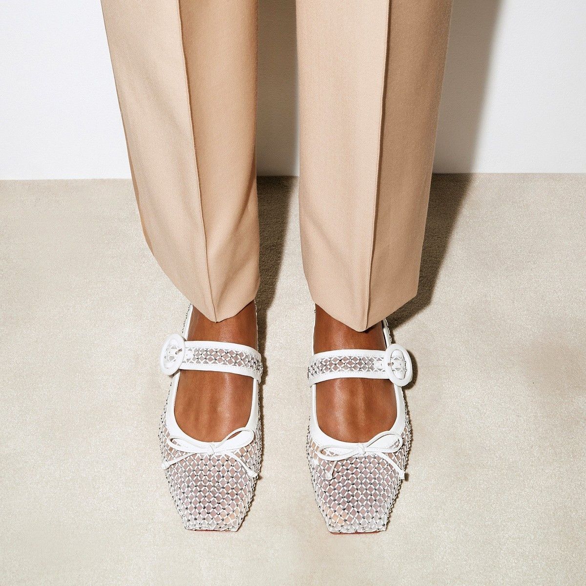 Christian Louboutin Mamastrapitina white Size US 12 / IT 42 - 3 Thumbnail