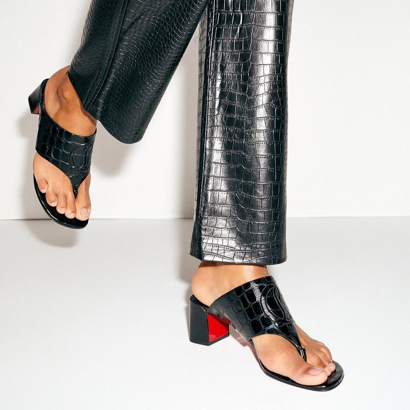 Christian Louboutin cl tongamule Size US 5 / IT 35 - 2 Thumbnail