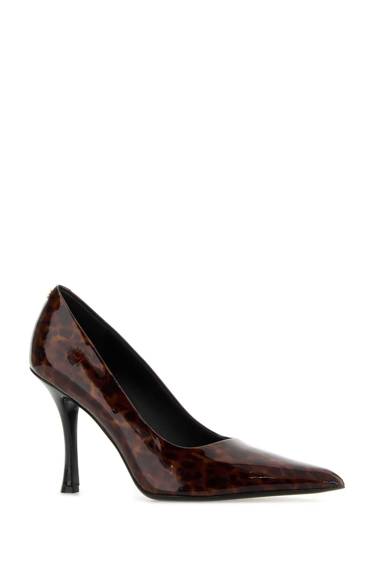 Salvatore Ferragamo Printed Leather Elydea Pumps Size US 6.5 / IT 36.5 - 2 Thumbnail