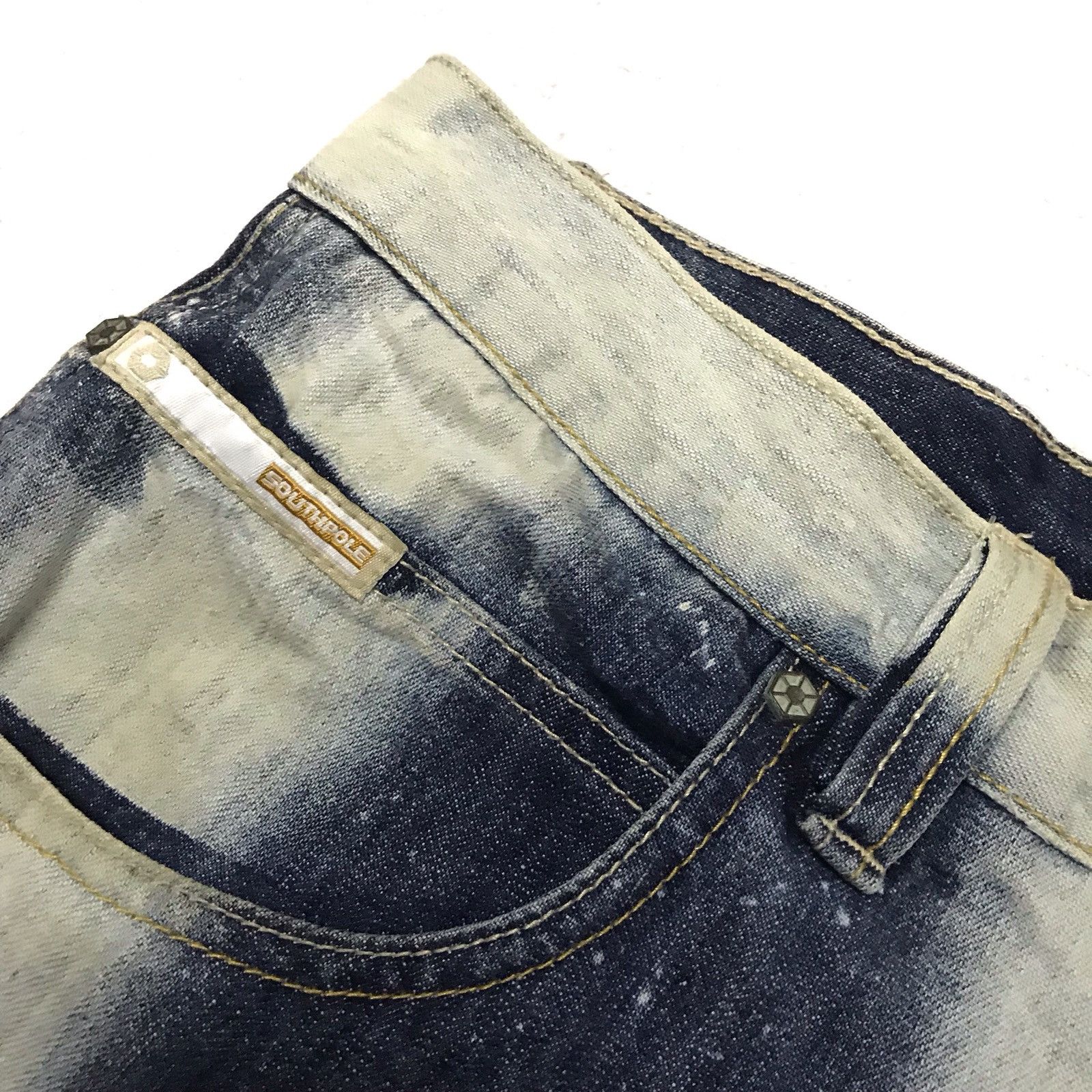 Southpole 🔥y2k🔥 Southpole Jeans Patchwork And Bleach Design Size US 32 / EU 48 - 5 Thumbnail