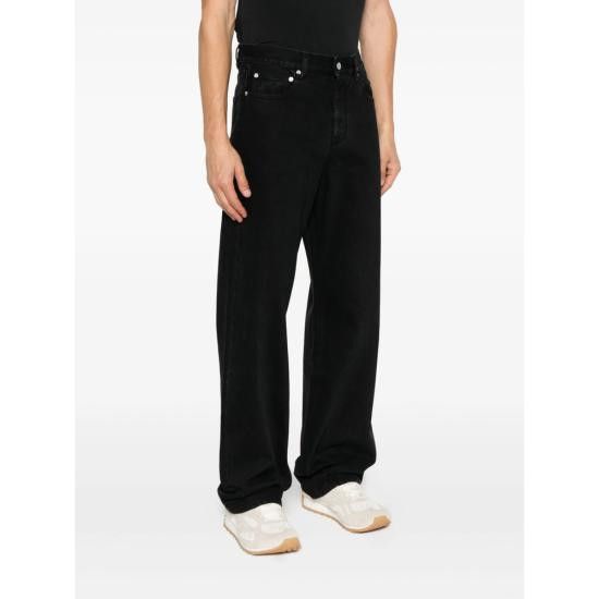 Jacquemus JACQUEMUS Men Denim Pants PAM00028 AD00039 990 BLACK Size US 30 / EU 46 - 4 Thumbnail