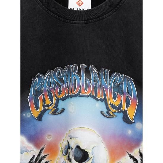 Casablanca CASABLANCA Men T-Shirts JTS 001 01 LAPRE BLACK Size US XXL / EU 58 / 5 - 3 Thumbnail