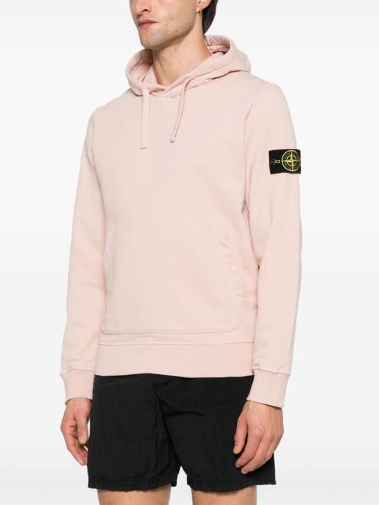 Stone Island STONE ISLAND Men Hoodies 6100045S0051 V0082 Pink Size US XL / EU 56 / 4 - 4 Thumbnail