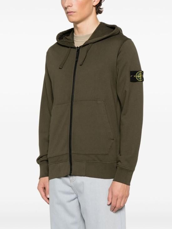 Stone Island STONE ISLAND Men Hoodies 6100042S0051 V0054 Green Size US M / EU 48-50 / 2 - 2 Thumbnail