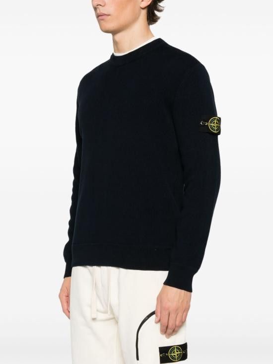 Stone Island STONE ISLAND Men Sweater 5100054S00D8 V0020 Blue Size US XL / EU 56 / 4 - 2 Thumbnail