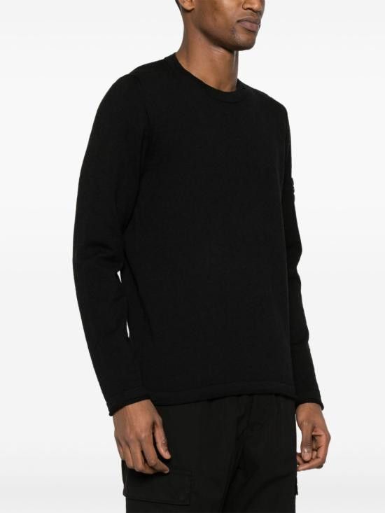 Stone Island STONE ISLAND Men Sweater 5100052S00B0 V0029 Black Size US L / EU 52-54 / 3 - 3 Thumbnail