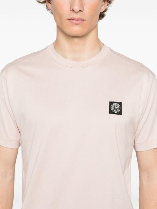 Stone Island STONE ISLAND Men T-Shirts 2100039S0013 V0082 Pink Size US XL / EU 56 / 4 - 3 Thumbnail