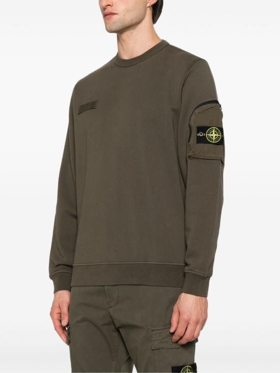 Stone Island STONE ISLAND Men Hoodies 6100003S0123 V0054 Green Size US M / EU 48-50 / 2 - 2 Thumbnail