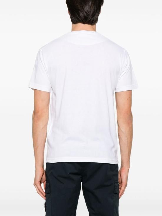 Stone Island STONE ISLAND Men T-Shirts 2100237S0057 V0001 White Size US XXL / EU 58 / 5 - 2 Thumbnail