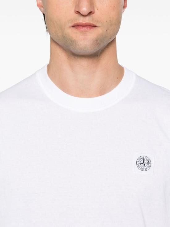 Stone Island STONE ISLAND Men T-Shirts 2100237S0057 V0001 White Size US XXL / EU 58 / 5 - 3 Thumbnail