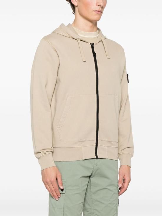 Stone Island STONE ISLAND Men Hoodies 6100042S0051 V009A Beige Size US XL / EU 56 / 4 - 4 Thumbnail