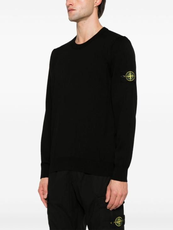 Stone Island STONE ISLAND Men Sweater 5100053S00B2 V0029 Black Size US XXL / EU 58 / 5 - 2 Thumbnail