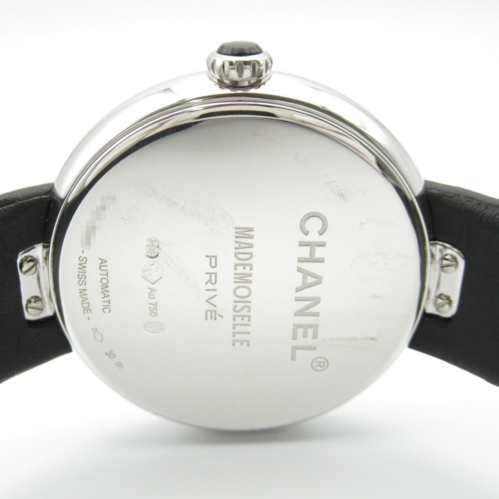 Chanel Chanel Mademoiselle Prive Women Watch Automatic Winding K18Wg (White Gold) Leather Belt Black Size ONE SIZE - 6 Thumbnail