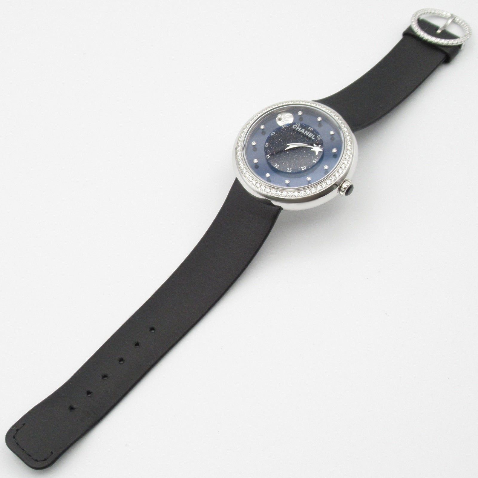 Chanel Chanel Mademoiselle Prive Women Watch Automatic Winding K18Wg (White Gold) Leather Belt Black Size ONE SIZE - 3 Thumbnail