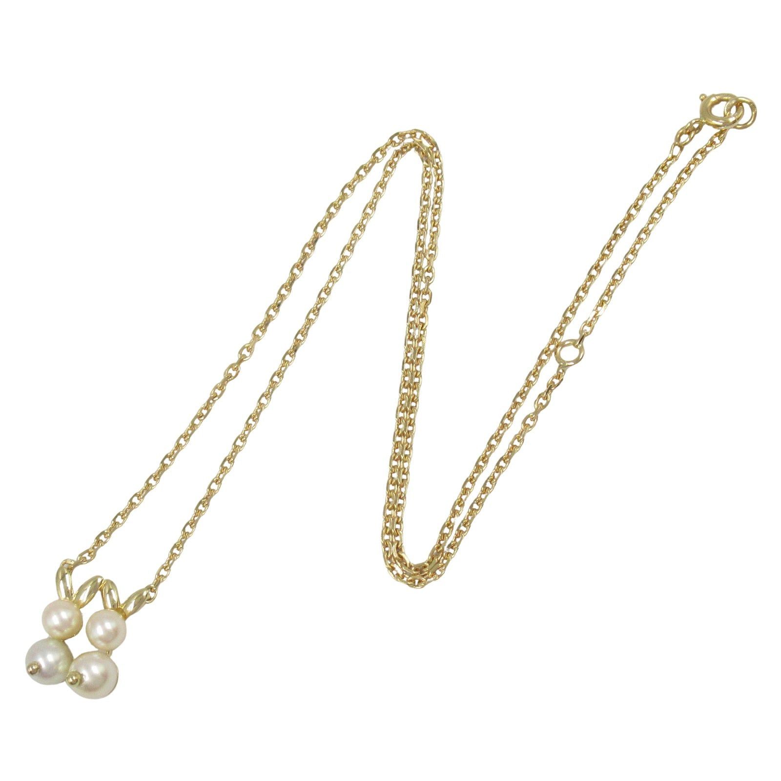 Van Cleef & Arpels Van Cleef Arpels Akoya Pearl Necklace K18 (Yellow Gold) White Size ONE SIZE - 3 Thumbnail
