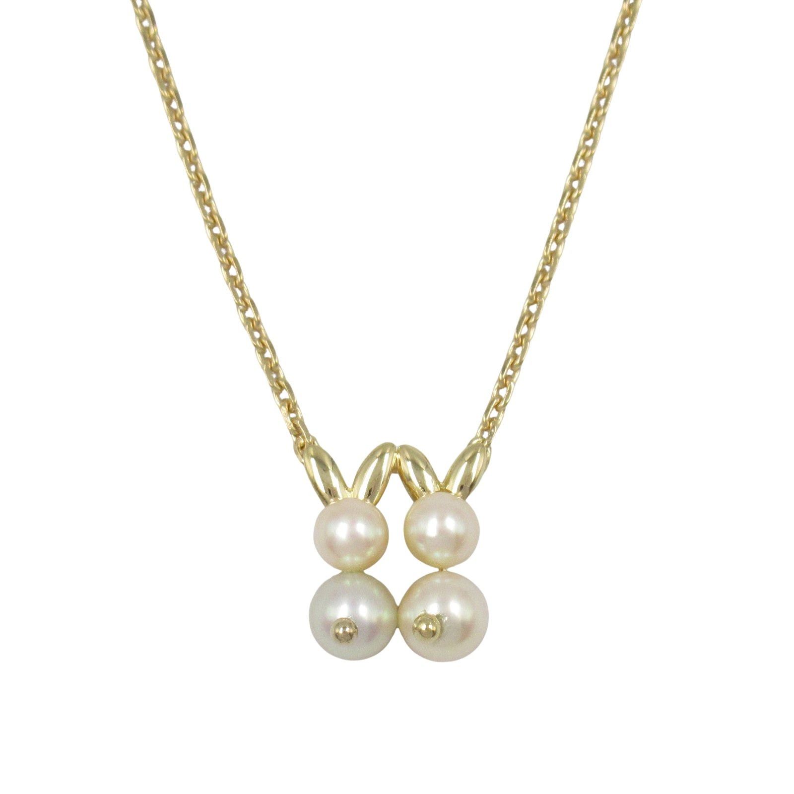 Van Cleef & Arpels Van Cleef Arpels Akoya Pearl Necklace K18 (Yellow Gold) White Size ONE SIZE - 2 Thumbnail