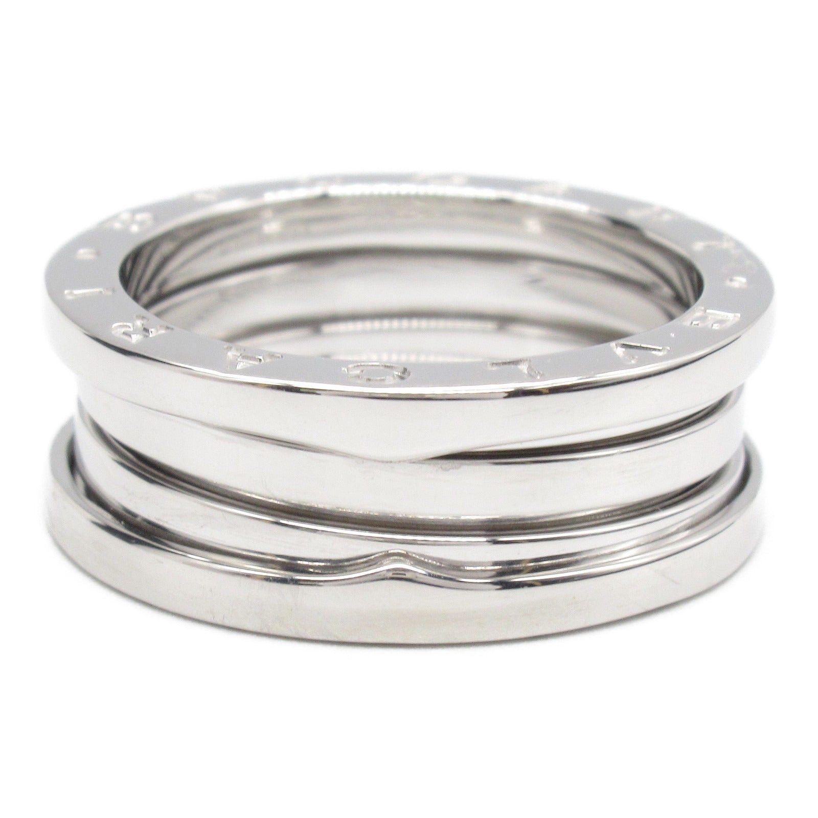 Bvlgari Bvlgari B Zero One Ring 3Belt K18Wg (White Gold) Silver Size ONE SIZE - 2 Thumbnail